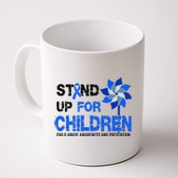 Standup For Children Child Abuse Prevention Awareness Month Gift Coffee Mug