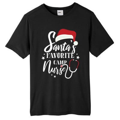 Santa Favorite Camp Nurse Outfit Funny Cute Xmas Gift Tall Fusion ChromaSoft Performance T-Shirt