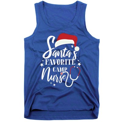 Santa Favorite Camp Nurse Outfit Funny Cute Xmas Gift Tank Top