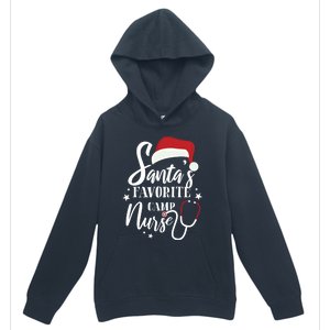 Santa Favorite Camp Nurse Outfit Funny Cute Xmas Gift Urban Pullover Hoodie