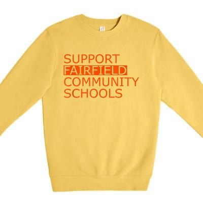 Support Fairfield Community Schools Premium Crewneck Sweatshirt