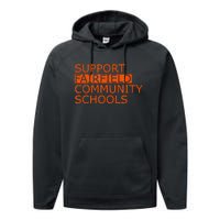 Support Fairfield Community Schools Performance Fleece Hoodie