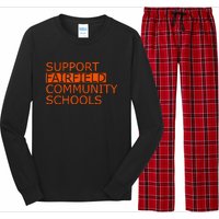 Support Fairfield Community Schools Long Sleeve Pajama Set