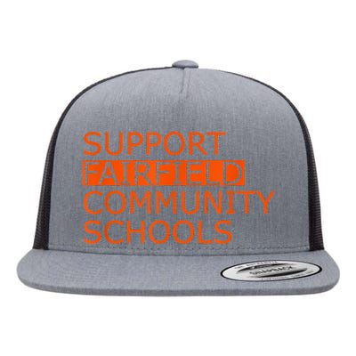 Support Fairfield Community Schools Flat Bill Trucker Hat