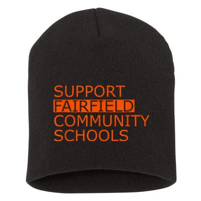 Support Fairfield Community Schools Short Acrylic Beanie