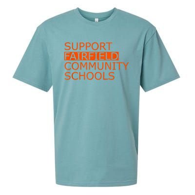 Support Fairfield Community Schools Sueded Cloud Jersey T-Shirt