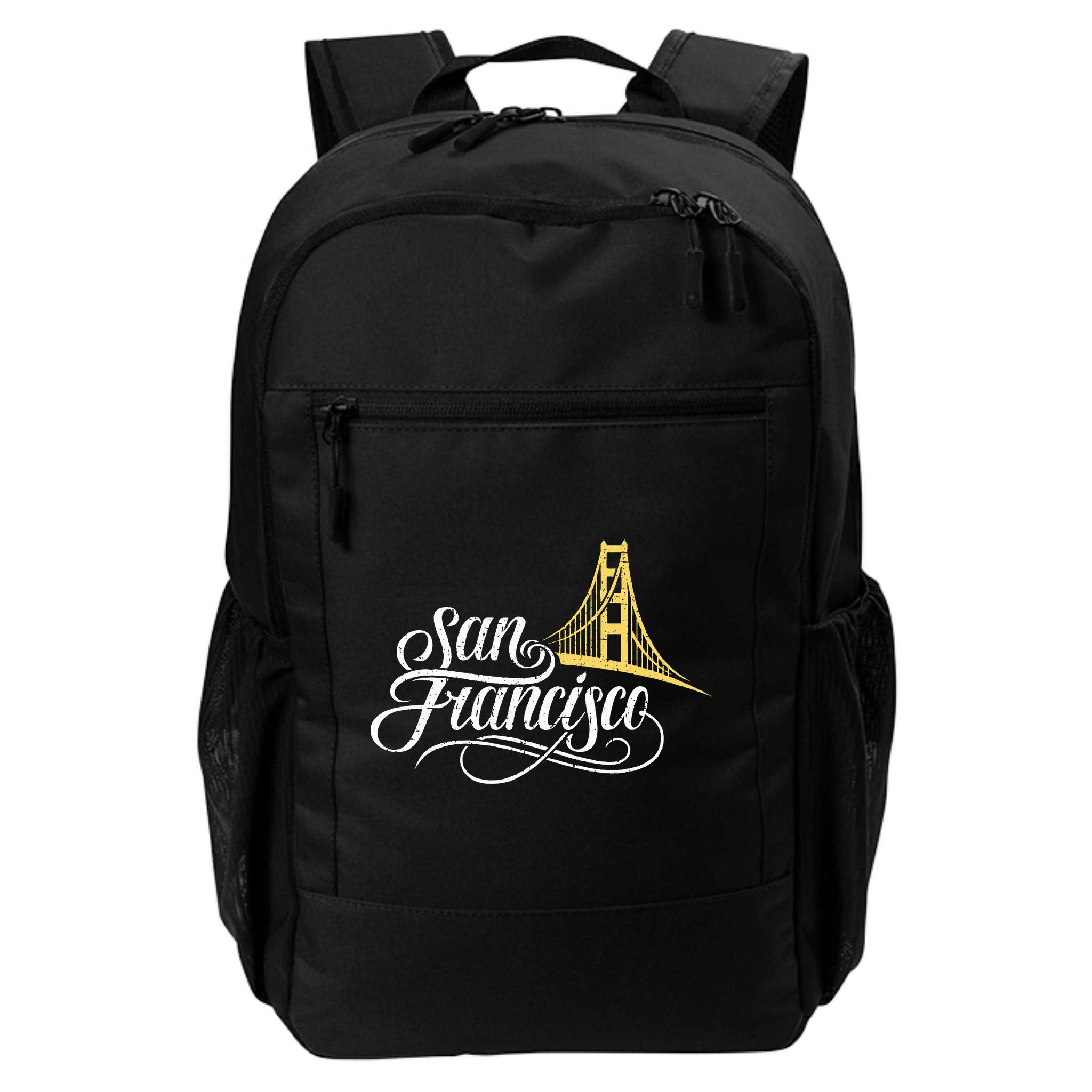 San Francisco California Golden Gate Bridge Vintage Backpack