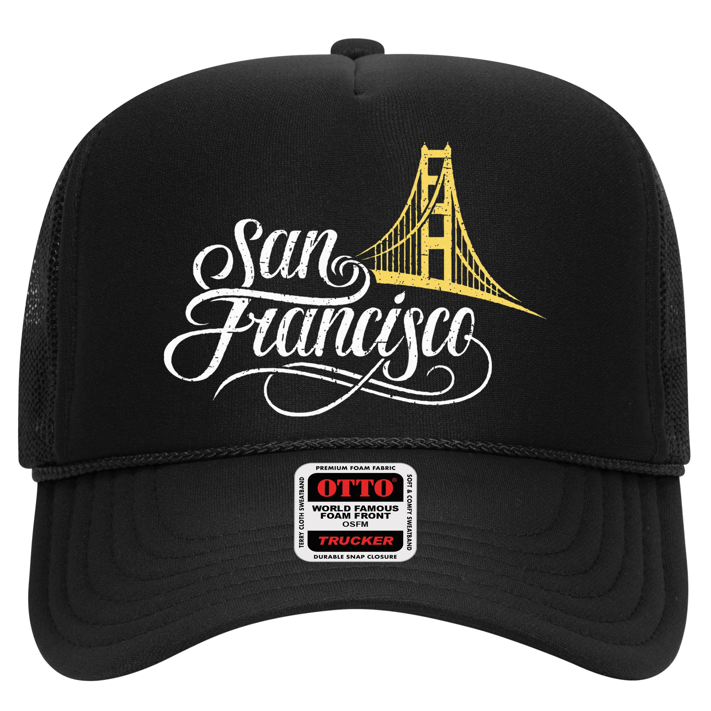 San Francisco California Golden Gate Bridge Vintage Hat