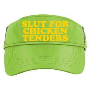 Slut For Chicken Tenders Funny Gag Gift Adult Drive Performance Visor