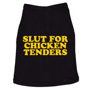 Slut For Chicken Tenders Funny Gag Gift Doggie Tank