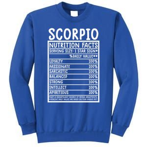 Scorpio Facts Cool Gift Funny Scorpio Birthday Zodiac Humor Cute Gift Sweatshirt