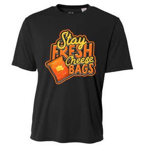 Stay Fresh Cheese Bags Dairy Cream Cheese And Parmesan Cooling Performance Crew T-Shirt