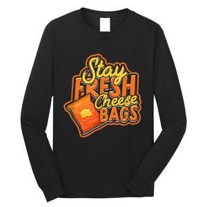 Stay Fresh Cheese Bags Dairy Cream Cheese And Parmesan Long Sleeve Shirt