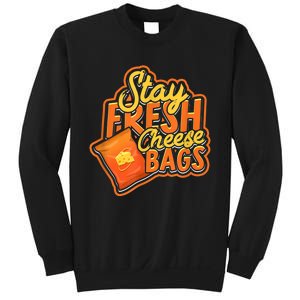 Stay Fresh Cheese Bags Dairy Cream Cheese And Parmesan Sweatshirt