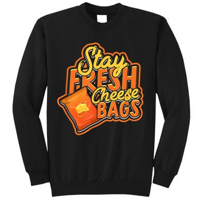 Stay Fresh Cheese Bags Dairy Cream Cheese And Parmesan Sweatshirt