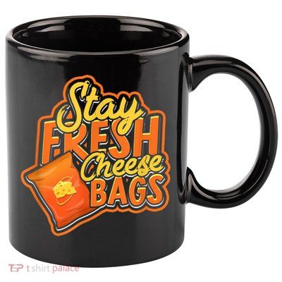 Stay Fresh Cheese Bags Dairy Cream Cheese And Parmesan 11oz C Handle Ceramic Mug
