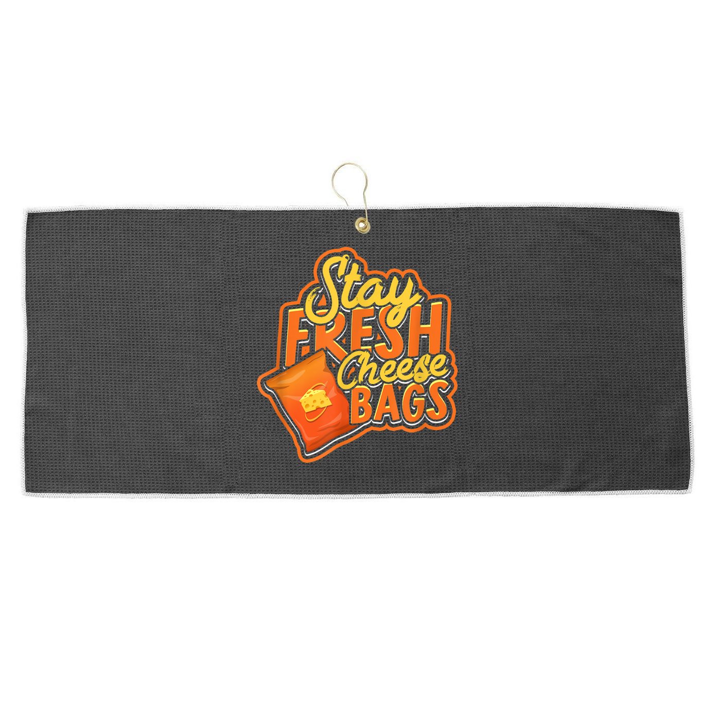 Stay Fresh Cheese Bags Dairy Cream Cheese And Parmesan Large Microfiber Waffle Golf Towel