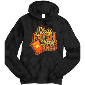 Stay Fresh Cheese Bags Dairy Cream Cheese And Parmesan Tie Dye Hoodie