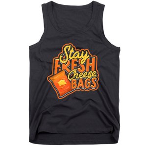 Stay Fresh Cheese Bags Dairy Cream Cheese And Parmesan Tank Top