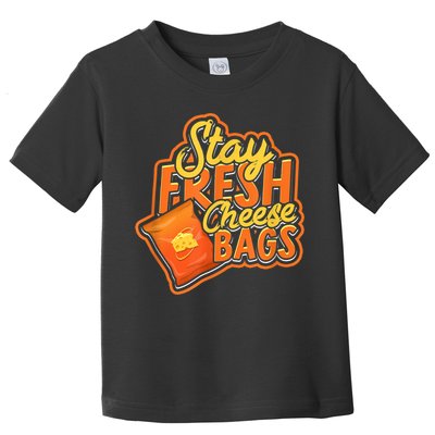 Stay Fresh Cheese Bags Dairy Cream Cheese And Parmesan Toddler T-Shirt