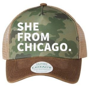 She From Chicago Legacy Tie Dye Trucker Hat