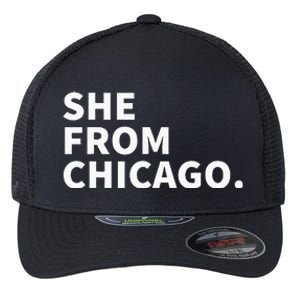 She From Chicago Flexfit Unipanel Trucker Cap