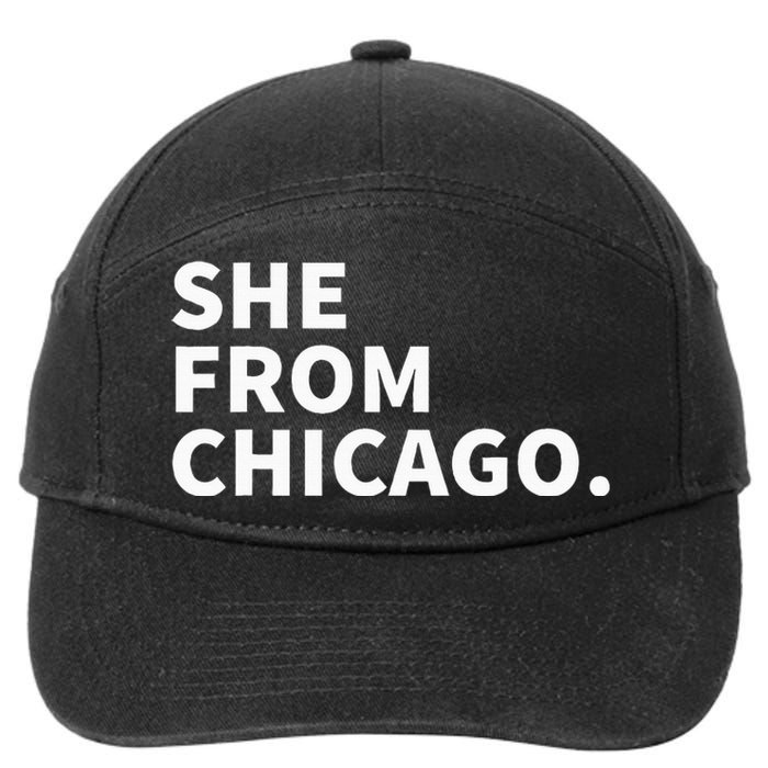 She From Chicago 7-Panel Snapback Hat