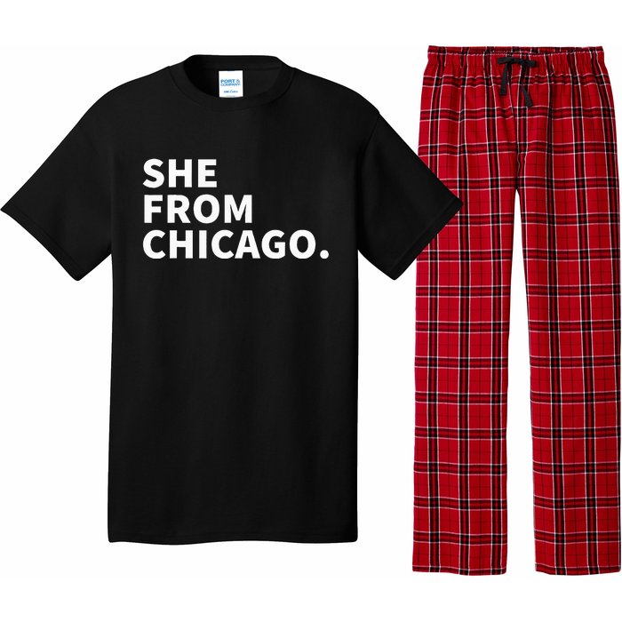 She From Chicago Pajama Set