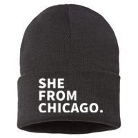 She From Chicago Sustainable Knit Beanie