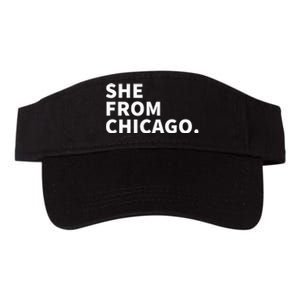 She From Chicago Valucap Bio-Washed Visor