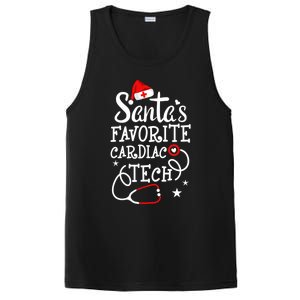 Santa's Favorite Cardiac Tech Christmas Cardiovascular Tech Gift PosiCharge Competitor Tank