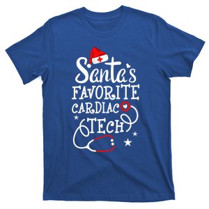 Santa's Favorite Cardiac Tech Christmas Cardiovascular Tech Gift T-Shirt