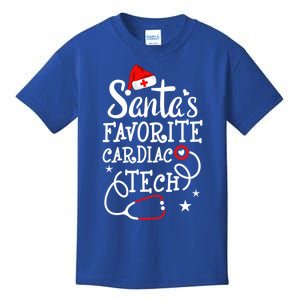 Santa's Favorite Cardiac Tech Christmas Cardiovascular Tech Gift Kids T-Shirt