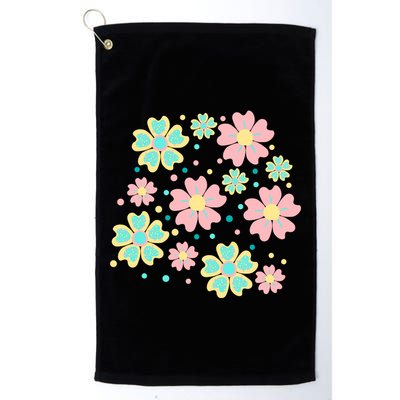 Spring Flower Cute Gift Golf Towel