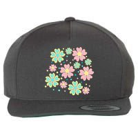 Spring Flower Cute Gift Wool Snapback Cap