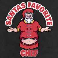 Santas Favorite Chef Funny Chef Gift Adult Drive Performance Visor