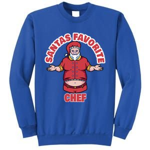 Santas Favorite Chef Funny Chef Gift Sweatshirt