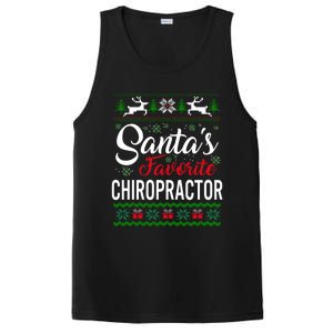 Santas Favorite Chiropractor Christmas Ugly Family Gift PosiCharge Competitor Tank