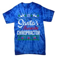 Santas Favorite Chiropractor Christmas Ugly Family Gift Tie-Dye T-Shirt