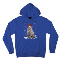 Scottish Fold Cat Funny Christmas Lights Xmas Kitten Gift Hoodie