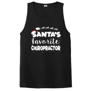 SantaS Favorite Chiropractor Christmas Gift PosiCharge Competitor Tank