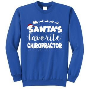 SantaS Favorite Chiropractor Christmas Gift Sweatshirt