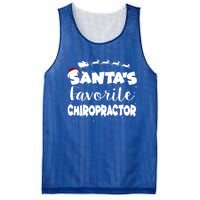 SantaS Favorite Chiropractor Christmas Gift Mesh Reversible Basketball Jersey Tank