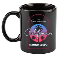 San Francisco California Summer Beach 11oz C Handle Ceramic Mug