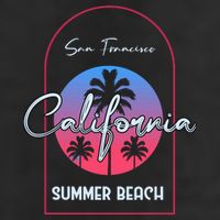 San Francisco California Summer Beach 11oz C Handle Ceramic Mug