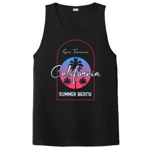 San Francisco California Summer Beach PosiCharge Competitor Tank