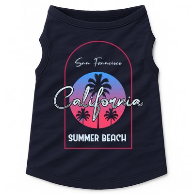 San Francisco California Summer Beach Doggie Tank
