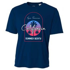 San Francisco California Summer Beach Cooling Performance Crew T-Shirt