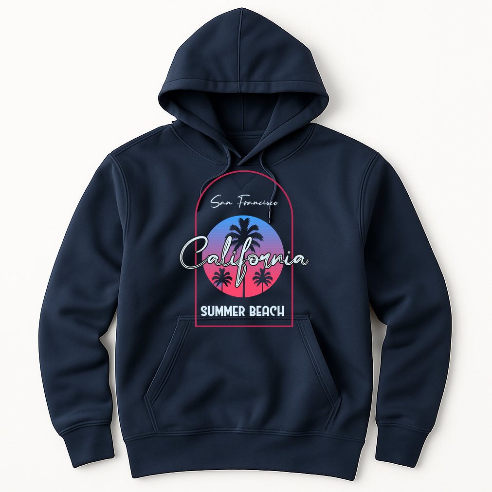 San Francisco California Summer Beach Hoodie