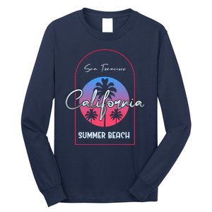 San Francisco California Summer Beach Long Sleeve Shirt